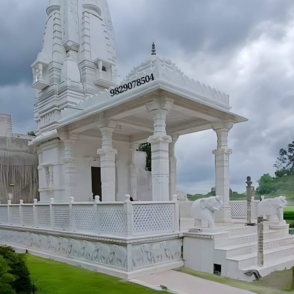 White Marble Outdoor Temple